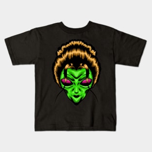 Geisha Alien Kids T-Shirt